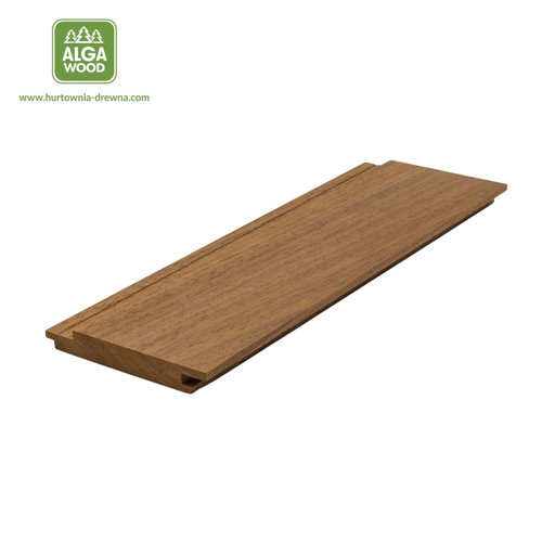 Lamelle de parquet Abachi thermo-traité 1,9 × 14 cm, finition UTS+ Naturel – vue générale