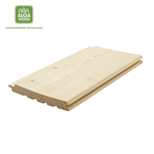 Lame épicéa UTV 2,8 cm × 22 cm, classe AB brut, vue de face.