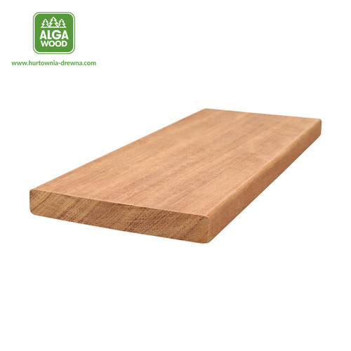 Plancher en Jatoba 2,1 x 14,5 cm, qualité FAS, surface lisse et uniforme.