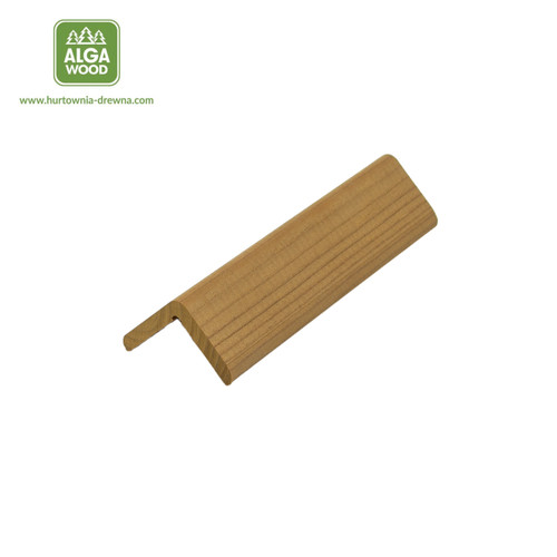 Angle en pin thermo 4×4 cm, longueur 2,50 m, qualité AB – vue générale du produit