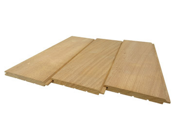 Vue de face du placage Okoumé 1,5 x 14,5 cm Classe FAS avec biseau