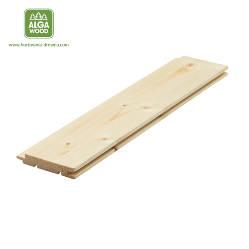 Lambris épicéa classe C, 1,5 x 9 cm, STS non traité – vue de face