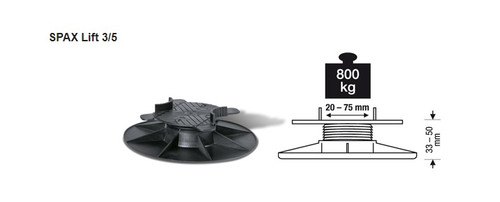 Support de solive réglable en position basse, montage sur poutre fine