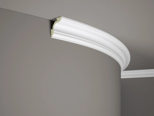 Corniche flexible Mardom MD106F, design élégant et adaptatif pour plafonds