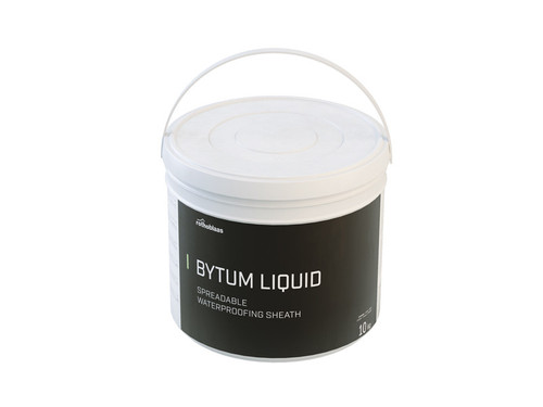 Mastic bitumineux liquide Rothoblaas BYTUM 10 kg, étanche et adhésif pour toitures et joints.
