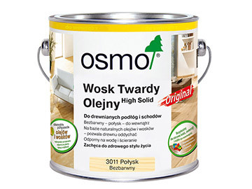 Huile-cire dure OSMO 75 cl incolore, flacon MINI pour bois