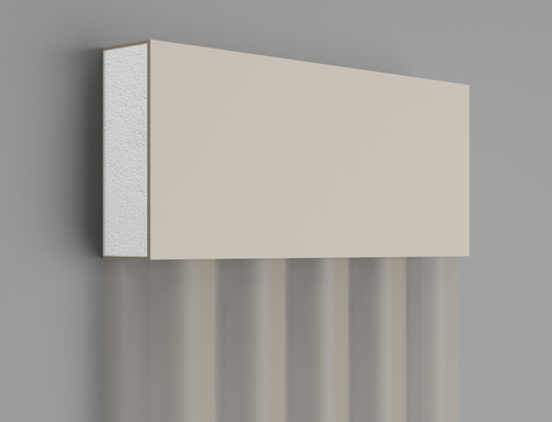 Bande LED LP 500 3D en application murale, éclairage décoratif moderne.