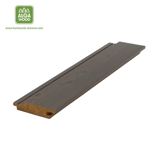 Lambris thermo pin brun foncé 1,9 x 9 cm – vue générale du produit