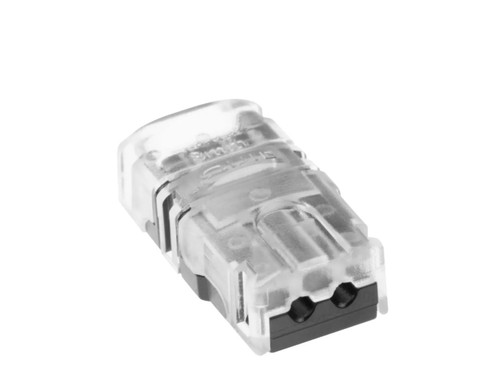 Le connecteur à rabat est un élément utilisé pour connecter de manière transparente la bande LED à l’alimentation électrique sans avoir besoin de souder des composants individuels.