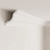 Corniche de plafond CET-101 vue de face, finition mate, style moderne