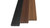 Panneau de solives composites WPC 3×4 cm marron, empilées pour stockage et transport.