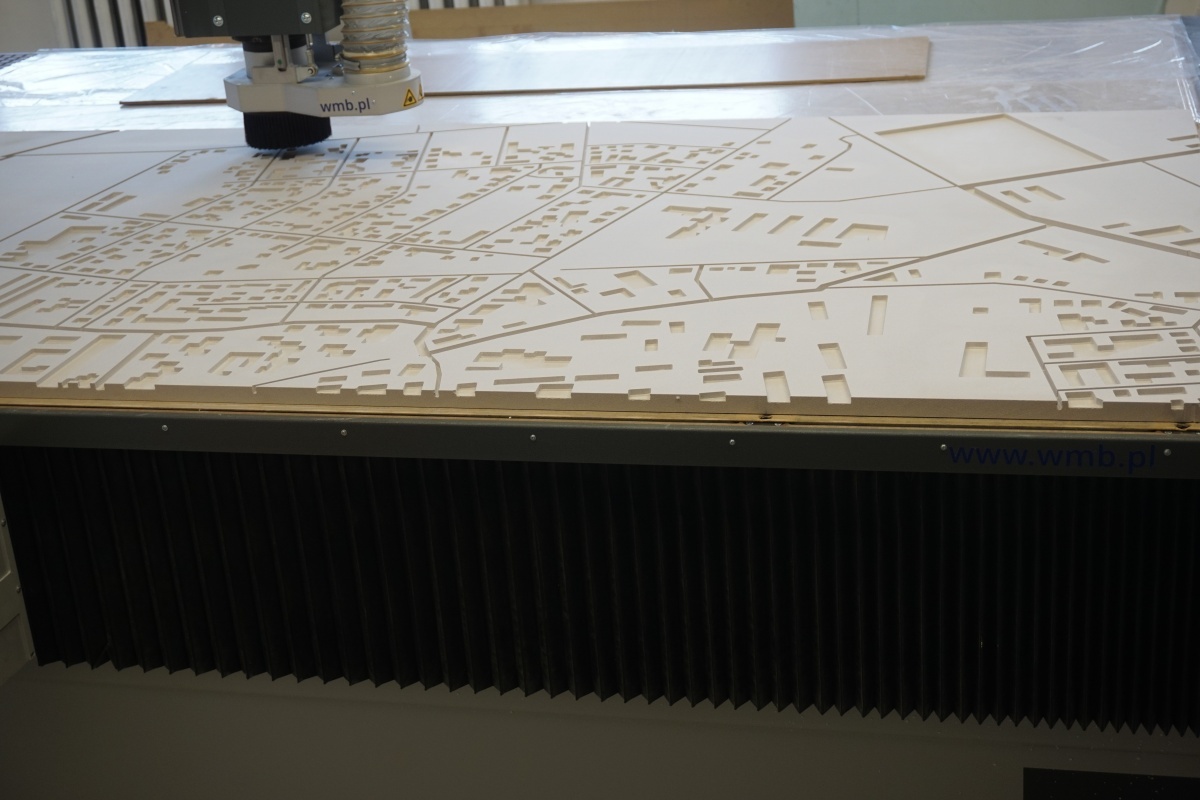 Panneau du plan de la ville