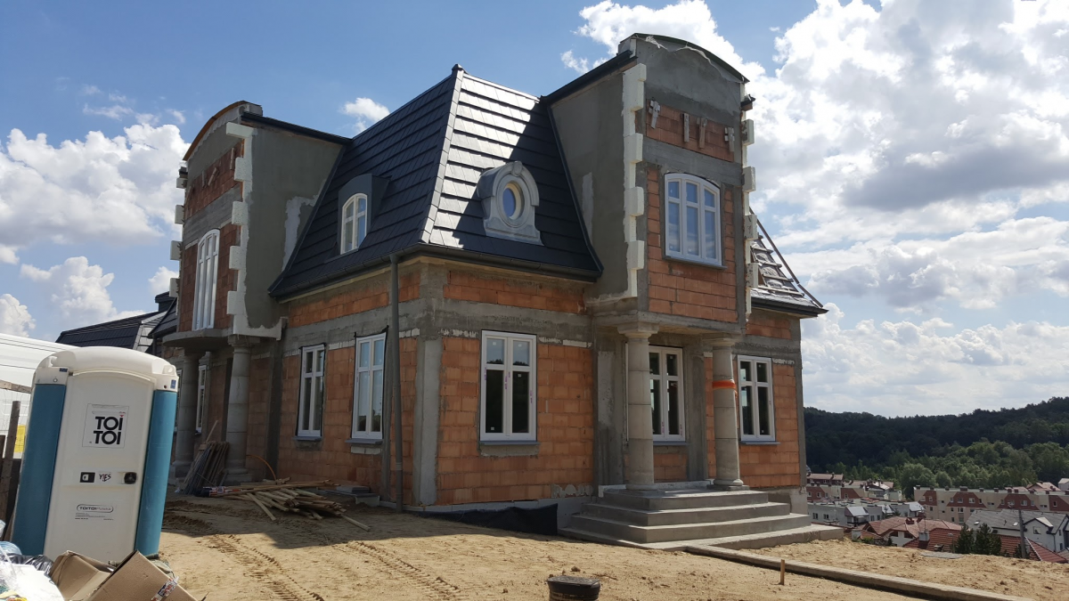 Avant : Visualisation de Façade en Stuc pour Maisons Individuelles