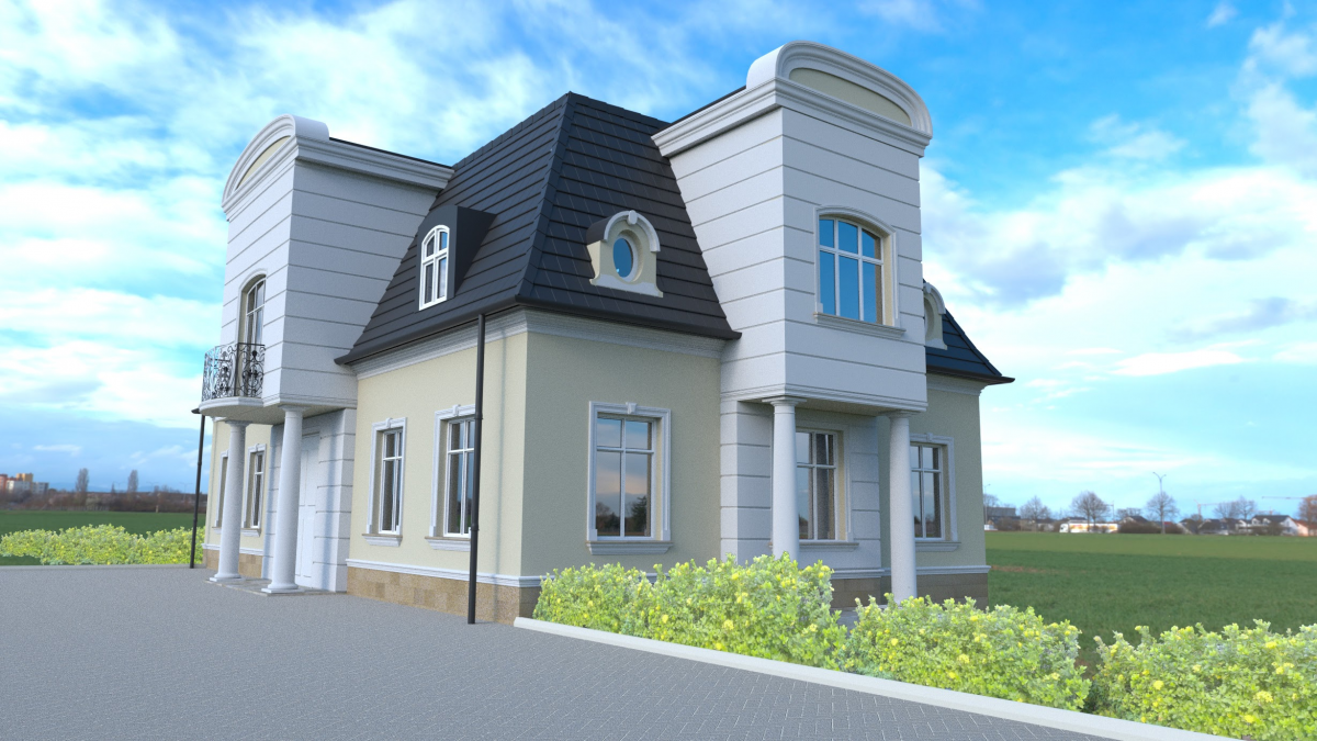 Après - Visualisation de Façade en Stuc pour Maisons Individuelles