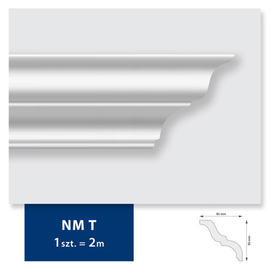 Carton de 32 mètres Corniche Plafond NMT DMS - 26 pièces