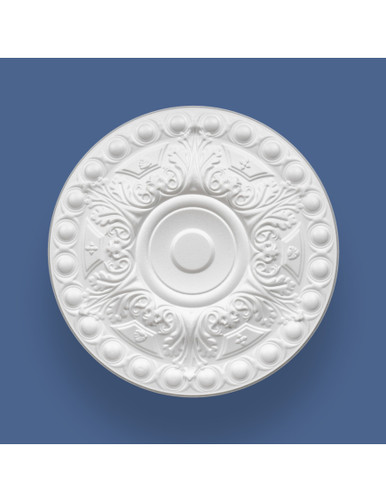 Rosace plafond Grace K19 motif floral géométrique 10 pièces