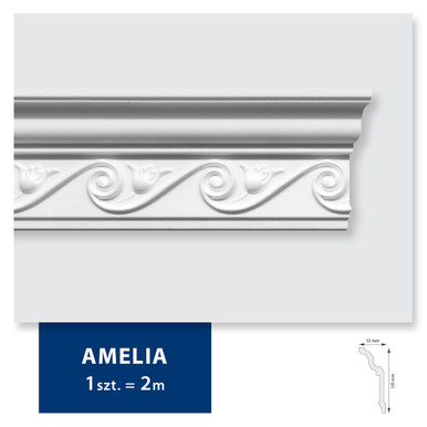Carton de 48 mètres Corniche Plafond AMELIA DMS - 24 pièces