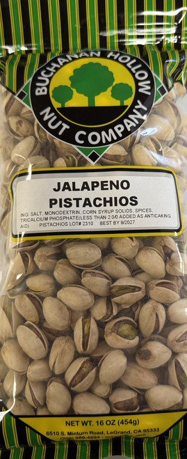 Jalapeno Pistachios 16 oz