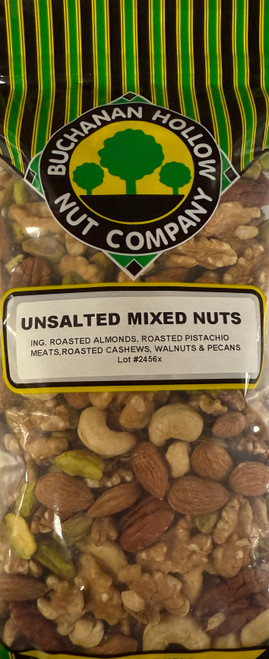 Unsalted Mixed Nuts 16 oz