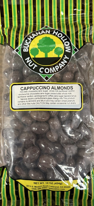 Cappuccino Almonds 16 oz