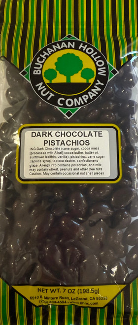 Dark Chocolate Pistachios 8oz