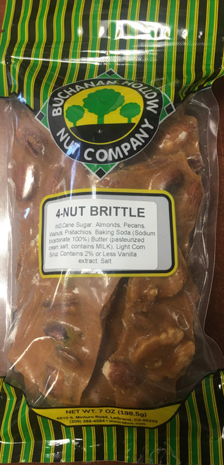 4-nut Brittle 8oz -no box