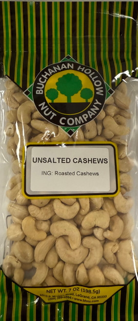 Unsalted Cashews 8oz
