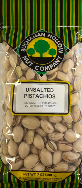 Unsalted Pistachios 8 oz