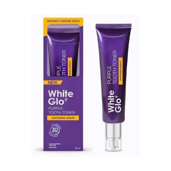 White Glo Purple Tooth Toner Whitetning Serum