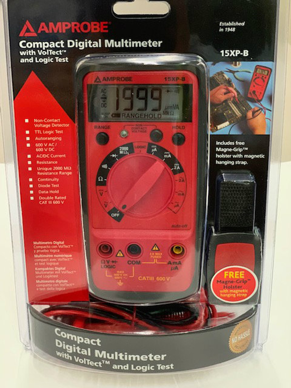 AMPROBE 15XP-B Digital Multimeter - GMC ELECTRICAL, INC.