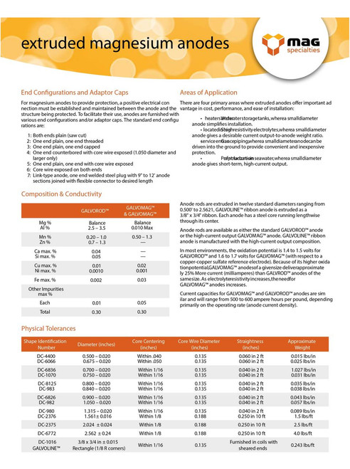 Mag Anodes