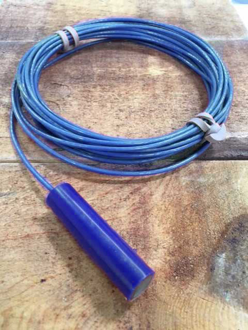 1 cm² Ductile Iron Pipe Coupon W/ 35' single conductor wire