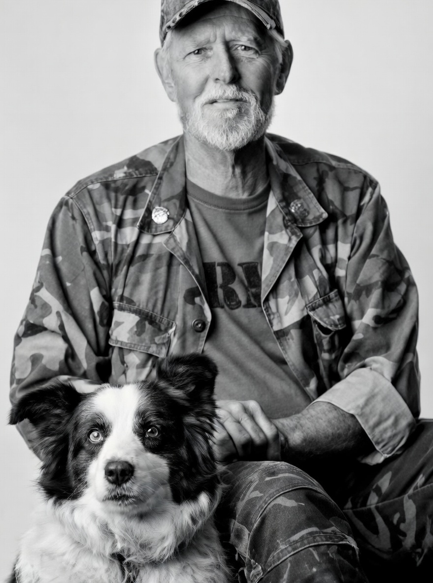 GMC founder Gary L. Matlack with his service dog