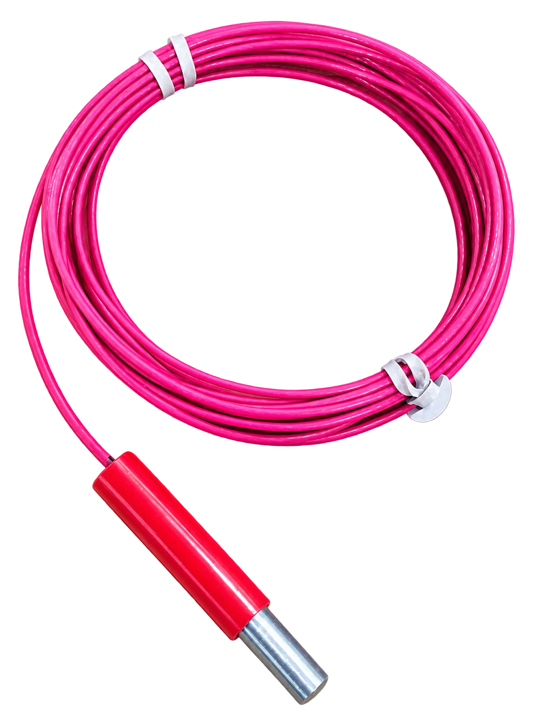10 cm² Steel Pipe Coupon W/ 35' single conductor wire