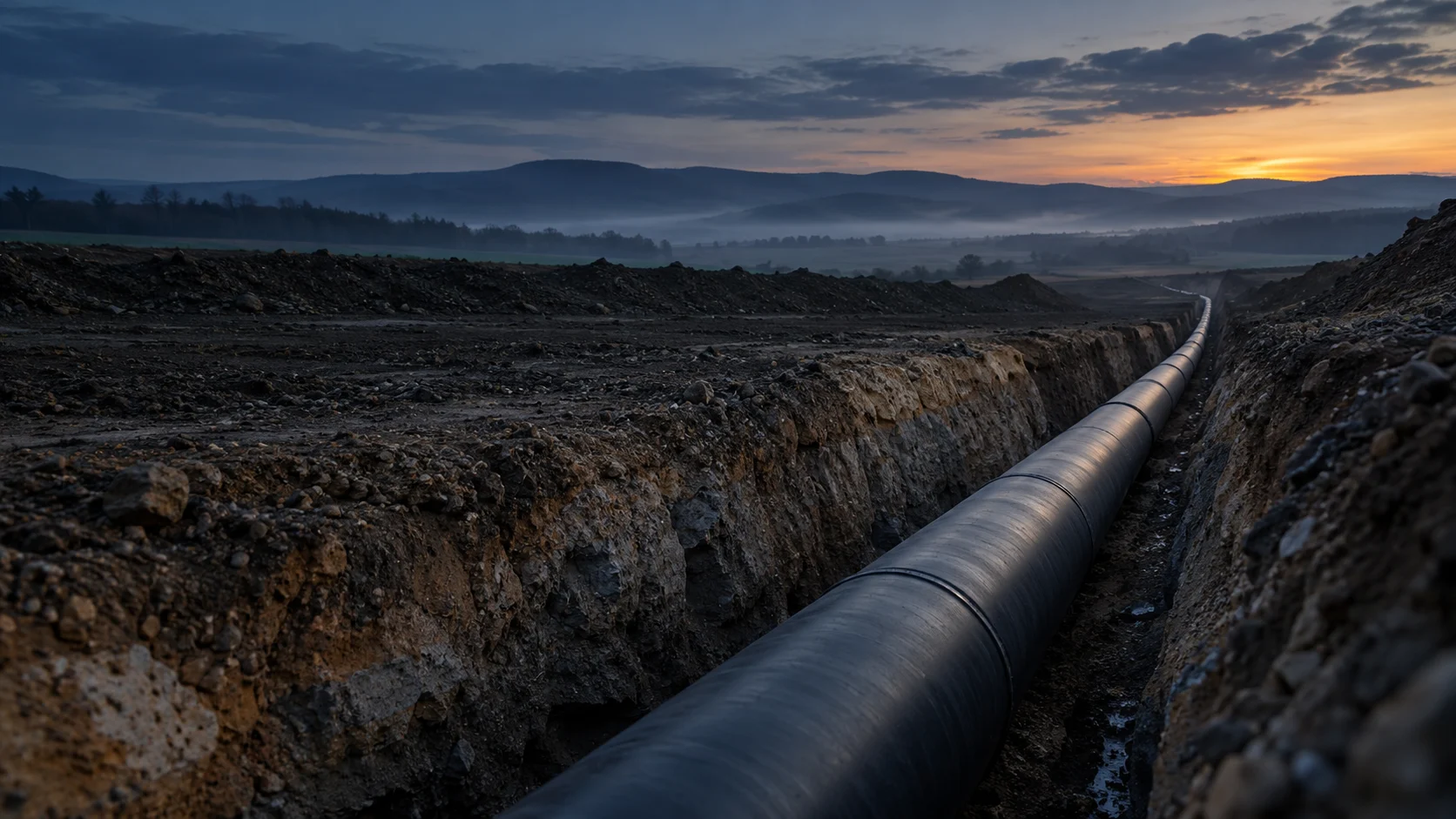 Illustrative underground pipeline environment