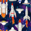 Lost in Space - coordinating fabrics -  by Alyssa Kays