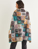 10144 Crochet Squares Blanket 83cm x 113cm/any size in Jewelspun 10ply Pattern