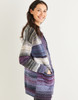 10138 Cardi-Jacket with pockets Sizes 32" to 54" in Jewelspun 10ply Pattern