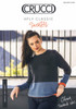 2108 Easy-fit Classic Sweater with turnback bands in 4ply - womens knitting pattern image