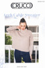 2105 Wide-fit Sweater with easy mock Cable in 8ply - womens knitting pattern image