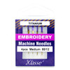 Klasse Machine Needles; Embroidery Titanium - 4 needles 80/12 Medium size