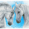 No Count Cross-stitch Kit: Horse Prayer 43cm x 43cm 11Aida