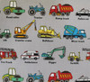 Cars Trucks Diggers & Tractors by Unizo