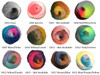 Countrywide Colourwave 12ply Mohair/Acrylic Blend 150gm 330metres shade chart
