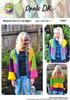 P361 Womens & Teens Striped Vest & Cardigan in Opals DK-8ply - sizes XS, S, M, L