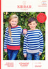 Sirdar 2516 Children's Boatneck Sweater for 2 to 11 years in Country Classic 8ply