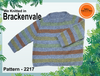 2217 Top Down loose-fit Sweater with Long or 3/4 Sleeves in Brackenvale 8ply - sizes 30" to 48"