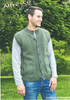 T9207 Freedom 10ply Knitted Waistcoat & Cardigan with Pockets sizes 36" to 48"