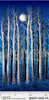 Midnight Woods - 58cm x 109cm fabric Panel -   by Cyndi Hershey