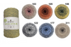 DMC Nova Vita 4 Variegated Macrame Cord - 250gram ball, 2mm width, 200metres length - 80% Recycled Cotton -